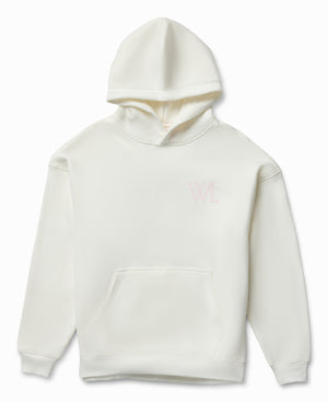 IT'S GIVING Hoodie - White Pale Pink
