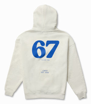 67 Hoodie - Oat Blue