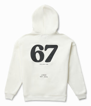 67 Hoodie - White