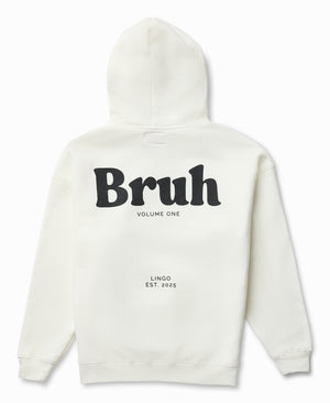 BRUH Hoodie - White